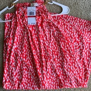 Michael Kors Sea Coral Basics Dress Orange Gold